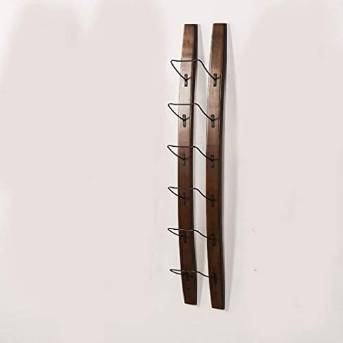 Modern Walnut Wood Wine Rack - Freestanding Durable Space-Saving