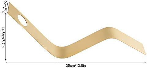 Wnvivi S-Shaped Wine Storage Rack Gold