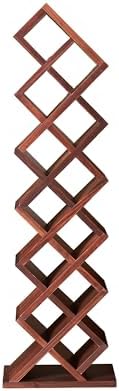 Vertical Z Wine Rack - 12 Bottle Solid Wood Display 1