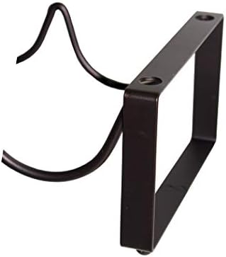 Abcsea 45cm Wavy Brown 4-Bottle Freestanding Wine Rack