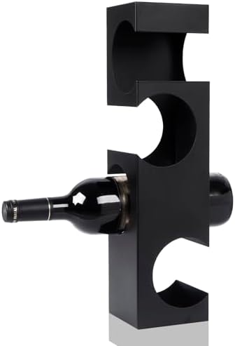 NETRCRHOM 4-Bottle Tabletop Wine Rack