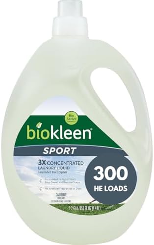 Biokleen Natural Sport 3X Concentrated Laundry Detergent 300 Loads