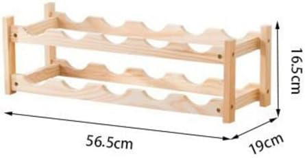 NIBHZ Modern Freestanding Wine Rack with Elegant Design