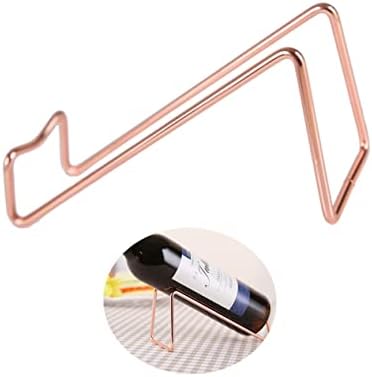 IMIKEYA Wrought Iron Wine Rack for Countertop