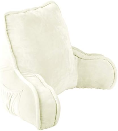 Home Soft Things Reading Pillow with Arm Pockets