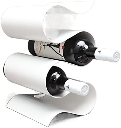 DYPA-AF12 White Metal S-Shaped Wine Rack