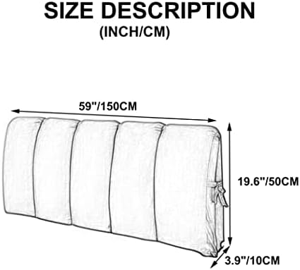 ZZYK Upholstered Headboard for King Size Bed - Purple
