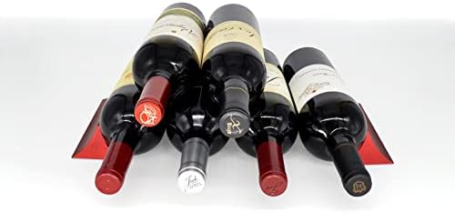 Tiny Elegant Flexible Wine Rack - Romantic Red