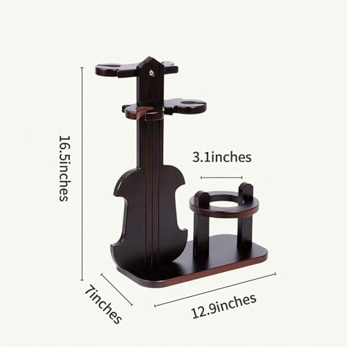 WYZJAZLE Countertop Wine Rack with Violin Design