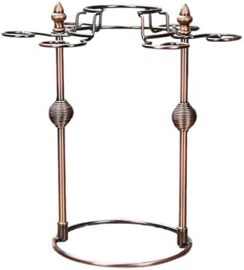 Modern Art Wine Glass Holder with 6 Glasses and 1 Decanter