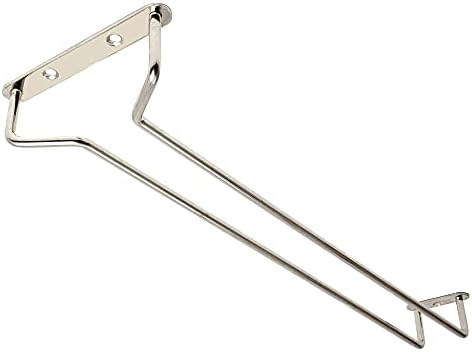 Chrome Wine Glass Rack for Home Restaurant and Bar