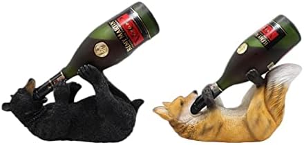 Bear Shape Wine Rack Resin Craft for Home Decor