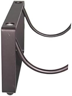 Abcsea 45cm Wavy Brown 4-Bottle Freestanding Wine Rack