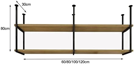 DASHADAO 2-Layer Wall-Mounted Wine Rack