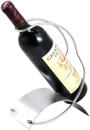 Mikinona Stainless Steel Wine Rack for Countertop Display