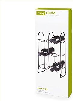 True Siesta Collapsible Wine Rack Black 1
