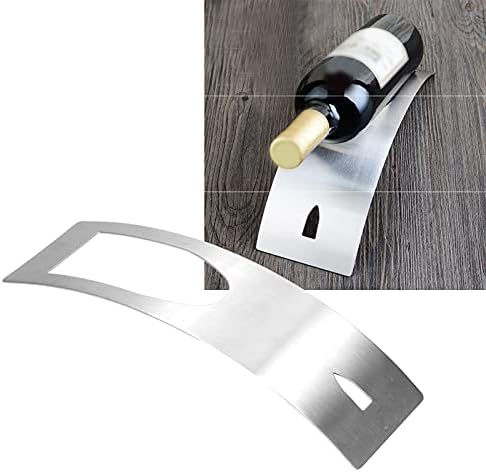 Stainless Steel Arched Wine Rack for Home Decor