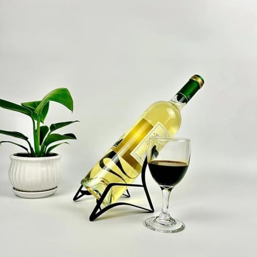 PJKHJUY Freestanding Metal Wine Rack for Kitchen and Bar