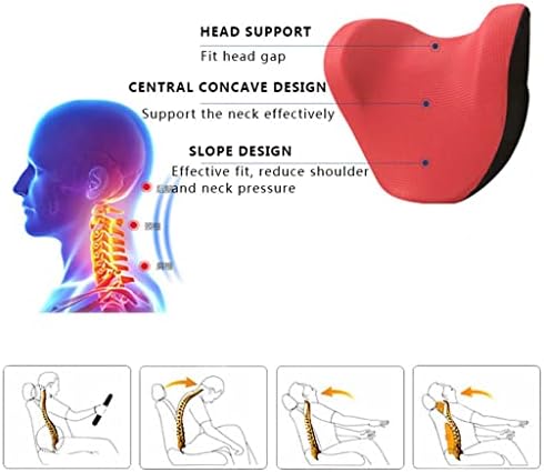 UOHLCX Mesh Headrest Seat Cushion with Memory Foam