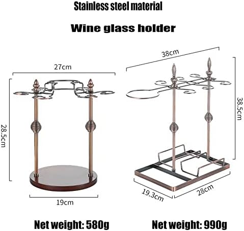 WORDFUN Wine Glass Hanging Rack Stainless Steel