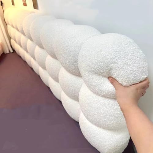 Fluffy Wedge Headboard Pillow 150x60x10cm for Bed and Reading
