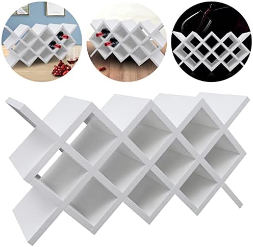 10-Bottle Capacity Wall-Mounted Wine Rack