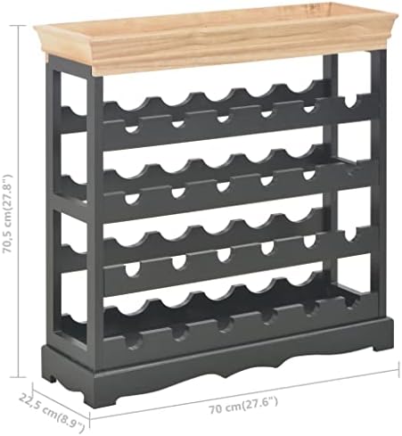 Loibinfen Wooden Wine Cabinet 24-Bottle Storage