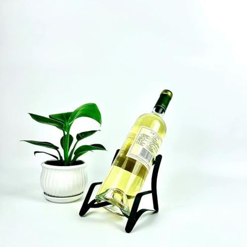 PJKHJUY Freestanding Metal Wine Rack for Kitchen and Bar