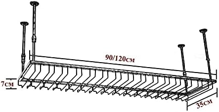 VKEID Wall-Mounted Wine Rack for Home Kitchen Bar Restaurant 1