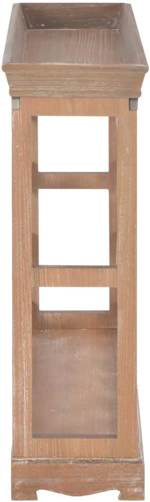 GOLINPEILO Wooden Wine Cabinet with 4 Shelves