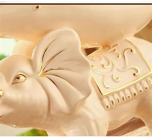 Stylish Tabletop Wine Rack with Gold Gilding Elephant Design
