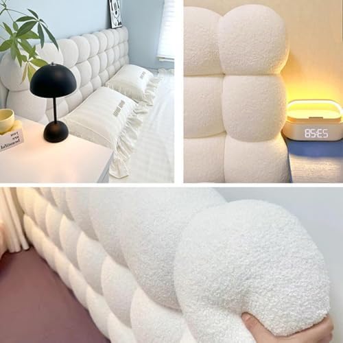 Fluffy Wedge Headboard Pillow 150x60x10cm for Bed and Reading