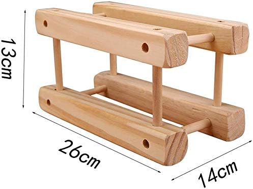 Tumblre Wooden Tabletop Wine Rack with Rounded Edges