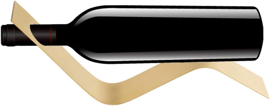 Wnvivi S-Shaped Wine Storage Rack Gold