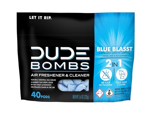 DUDE Bombs - Toilet Stank Eliminator 40 Pods