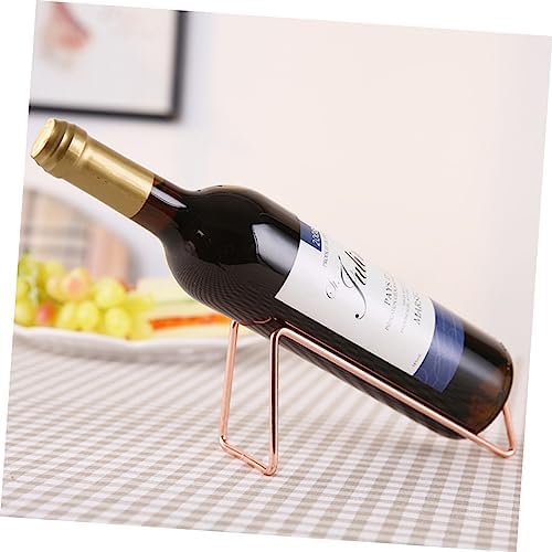 IMIKEYA Wrought Iron Wine Rack for Countertop