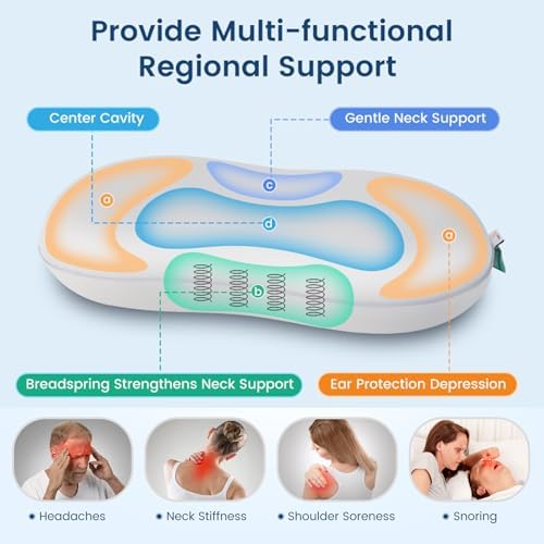Elegear Cooling Pillow for Neck Pain Relief
