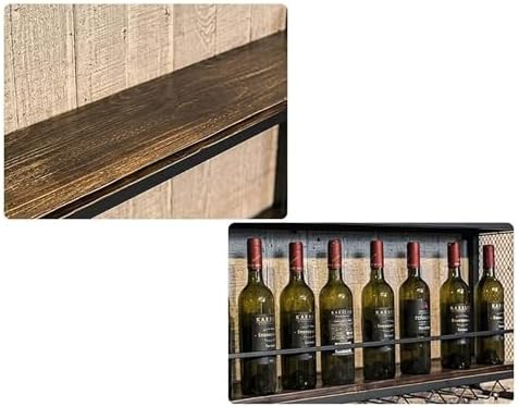 OXOAMP Wall-Mounted Wine Rack Iron