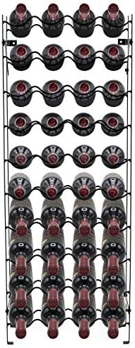 Sorbus Wine Rack Floor Stand Holds 40 Bottles