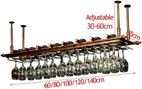 Suuim Metal Wine Rack with Stemware Holder