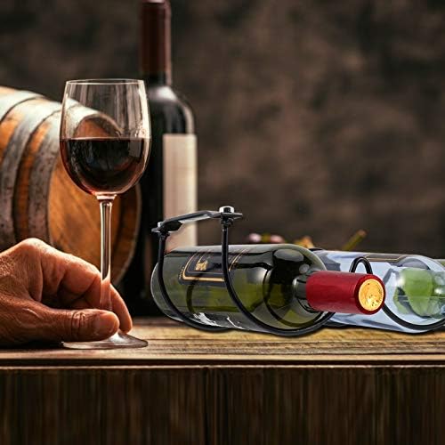 DECHOUS 2pcs Tabletop Wine Rack Holder