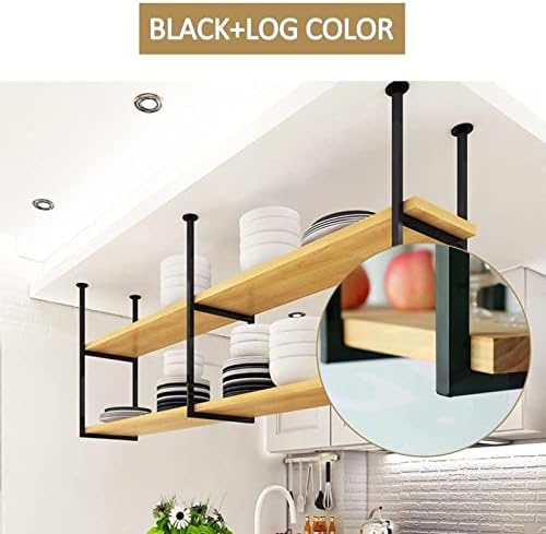 Hanging Wine Glass Rack - 2-In-1 Design Wall-Mounted Storage