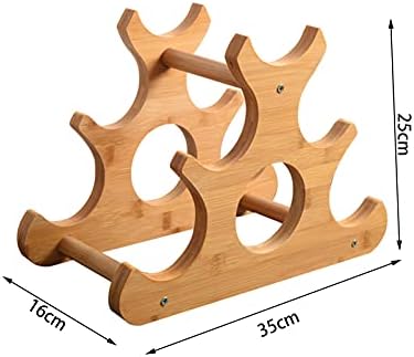 SYCARPET Freestanding Wine Rack with 6 Bottles Storage