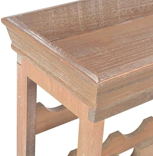 GOLINPEILO Wooden Wine Cabinet with 4 Shelves