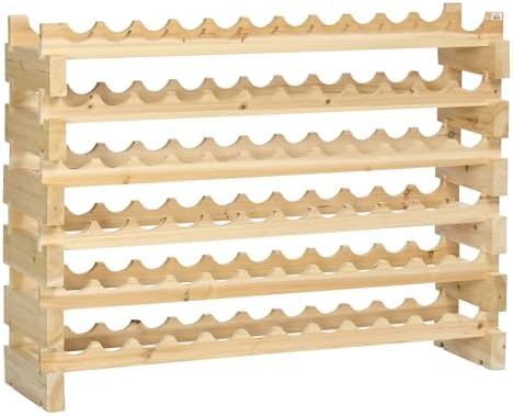 Fmlud Stackable Wine Rack - 6 Tier 72 Bottle Holder
