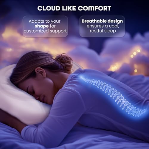 SleepLab Patented Atmos Cervical Pillow for Neck Pain Relief