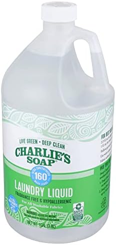 Charlies Soap Laundry Liquid 160 Loads Eco-Friendly Natural