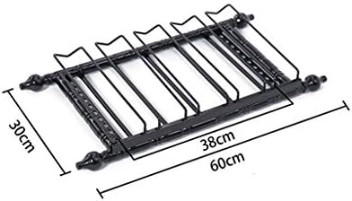Adjustable Ceiling Mounted Wine Glass Rack - 12030cm Metal Iron