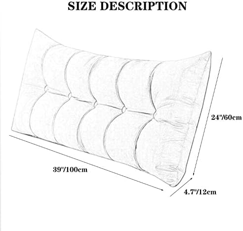 ZZYK Soft Velvet Reading Pillow with Removable Cover