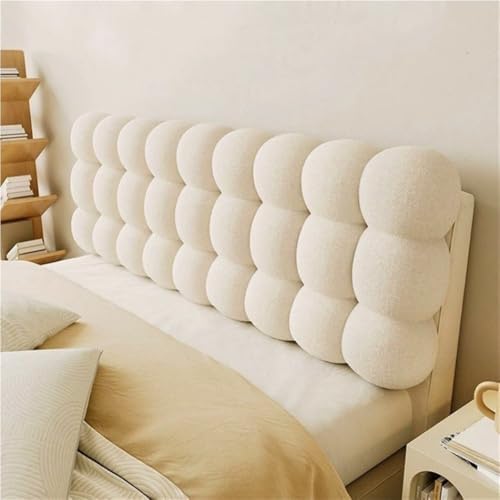 Pink Large Headboard Pillow with Teddy Texture